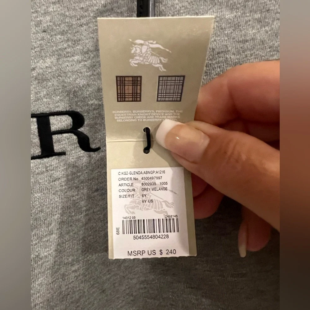 Burberry sweatshirt youth - Picture 3 of 4